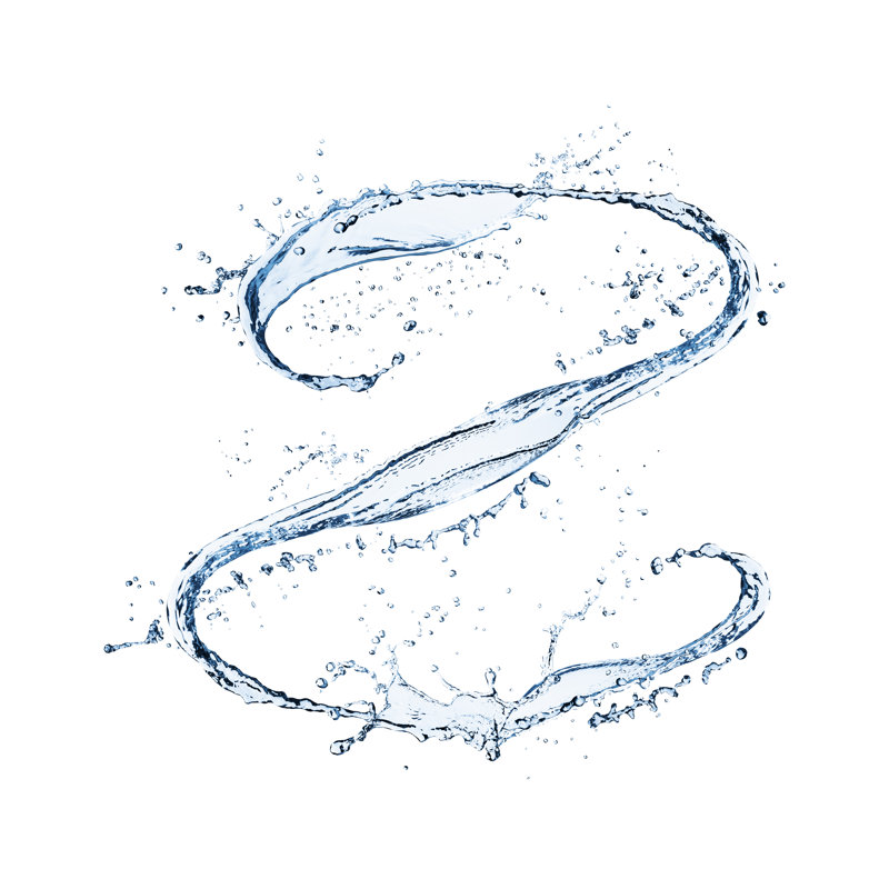 Shaped Water Splash by Anthiacumming, 36" H x 36" W