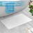 Bathtub Mat Non Slip With Suction Cups - 100% Rubber Bathroom Mat Textured For Bath Tub Shower Safety - Machine Washable - 16 × 28 Inch（White）