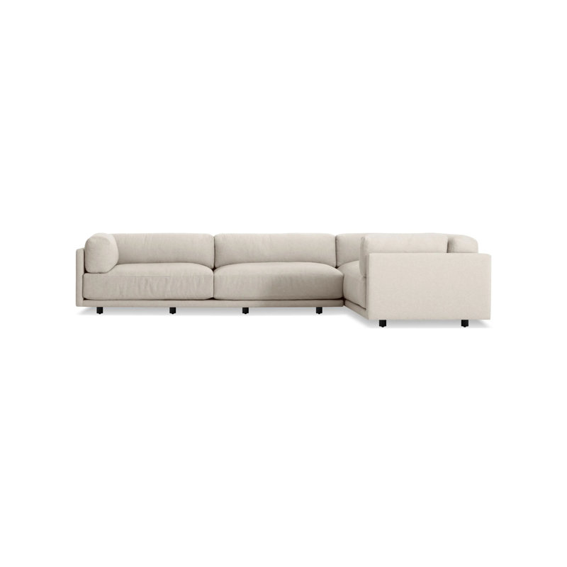 Sunday Sectional, Right Hand Facing, Sanford Natural Linen
