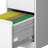 4 Drawer Vertical File Cabinet In White, With Lockable Wheels, Secure Storage For Legal & Letter Size Files, - Tilt Design, Easy Mobility, Adjustable Bar Metal Home And Office Use, Corrosion , Bar,-120659698