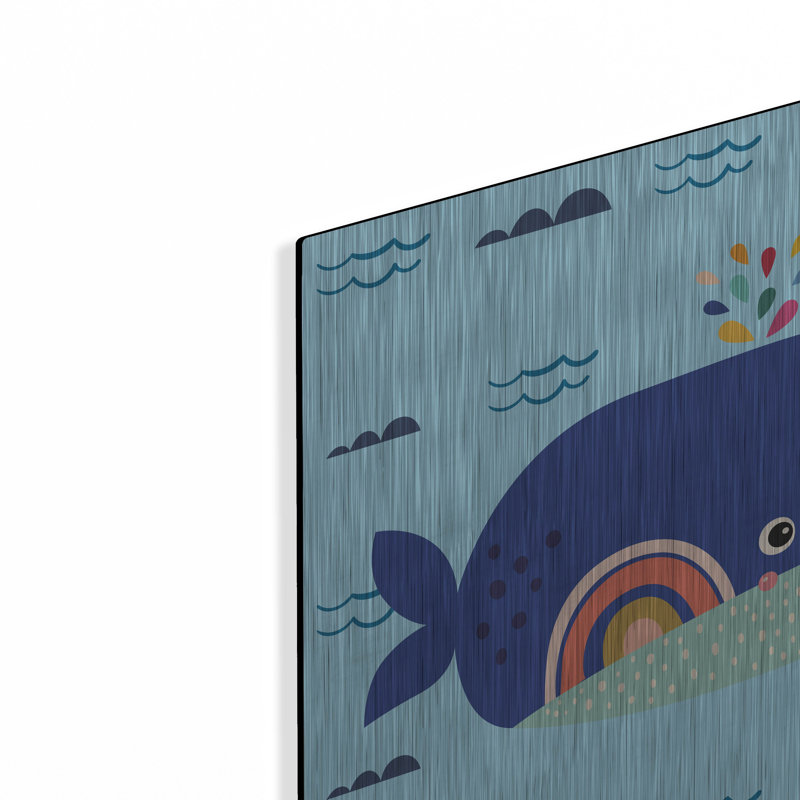 "Mignonne baleine" par Luxe, H 12 po x l 12 po