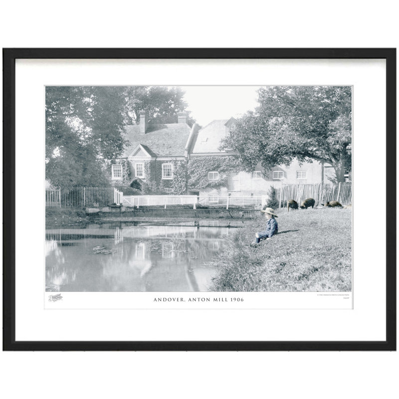 Andover, Anton Mill 1906 by Francis Frith - Single Picture Frame Print, 45cm H x 60cm W x 2.3cm D