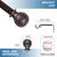 Tringle à rideaux simple ajustable Dijana-21683779-21683776