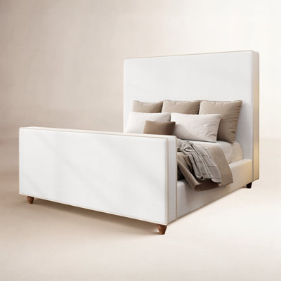 Upholstered Low-Profile Bed