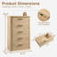 Rangement pour commode 5 tiroirs Modern