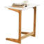 Table de télévision moderne avec plateaux pour manger et canapé