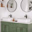 DeerValley 475mm x 375mm White Ceramic Rectangular Countertop Basin Bathroom Sink