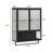 Modern Two-Door Wall Cabinet With Featuring Two-Tier Enclosed Storage, An Open Shelf, And Towel Rack, Entryway Cabinet-721665400