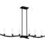 Sabali 6-Light Earth Black Island Light