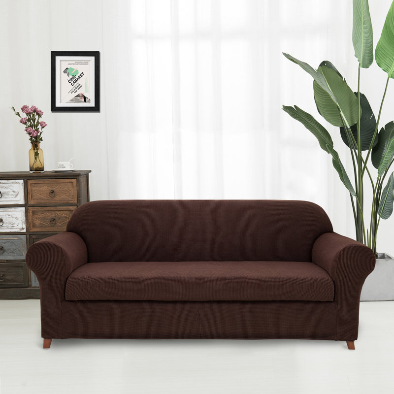 Housse pour coussin carré, Chocolat, H 42 po x l 92 po x P 42 po
