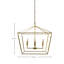 Lustre géométrique à 4 lumières Adler