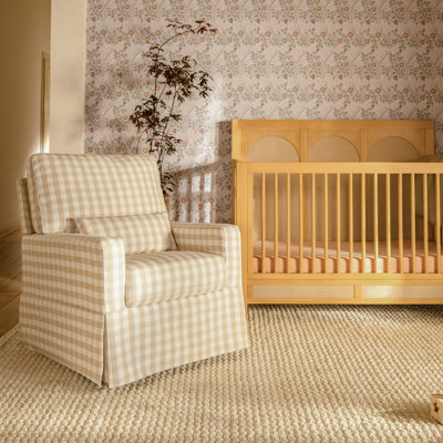 Crawford Upholstered Swivel Glider