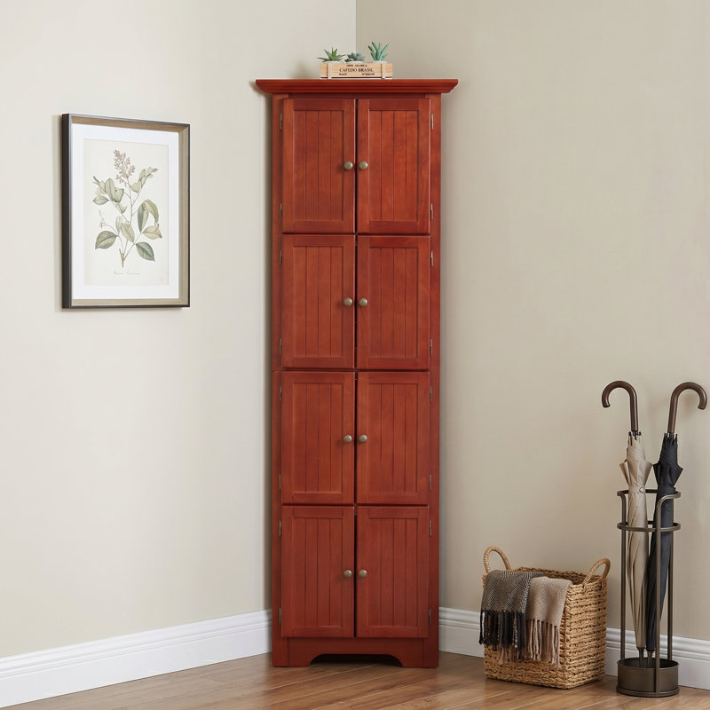 Armoire de rangement Mid-Century, Cerisier