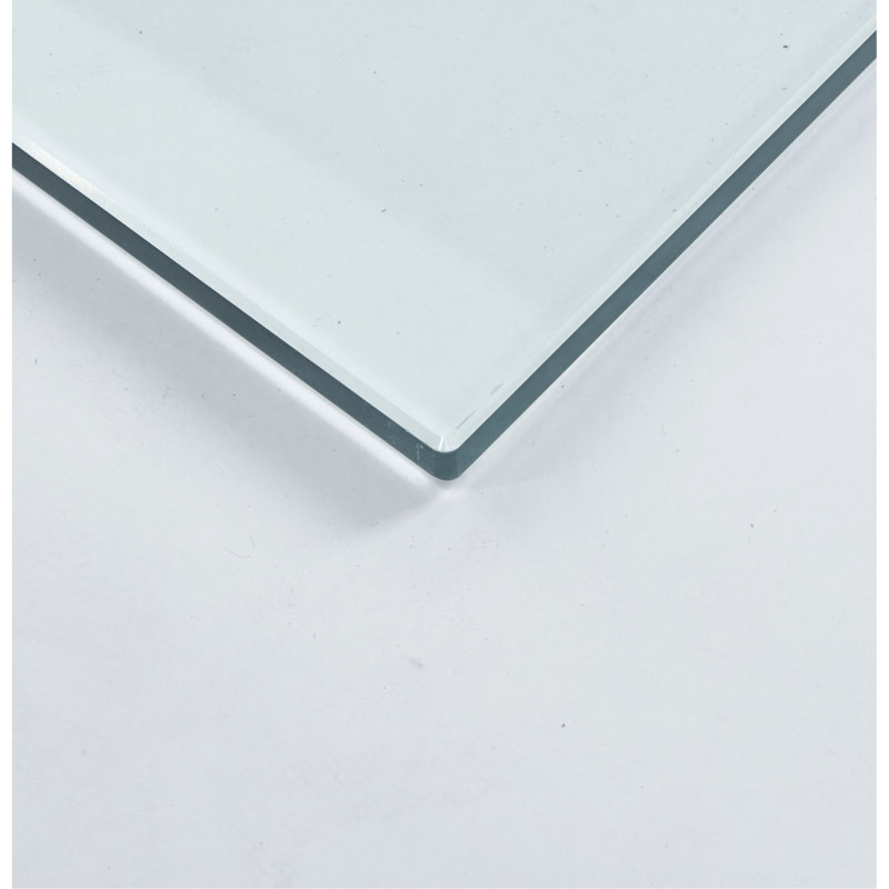 Tempered Clear Glass Top.80CM Square