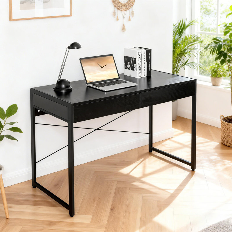 Metal Base Computer Desk