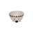 4‑Piece Hand‑Painted Stoneware Hedgehog Measuring Cups