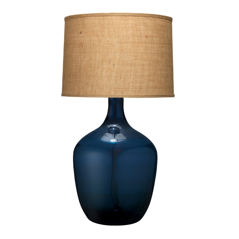 Jar Table Lamp, Navy, Gray