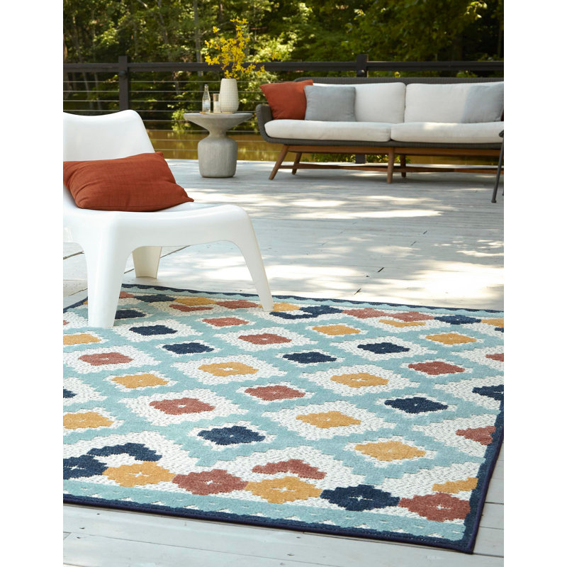 Tapis beige d'extérieur Askersund, Rectangle 7 pi 10 po x 10 pi
