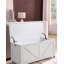 Coffre de rangement, banc de rangement, organisateur de coffre à jouets rétro, banc de rangement d'entrée avec 2 charnières, assemblage facile-229516734