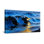 Art nautique et plage, vagues océaniques, reflets dorés sur toile