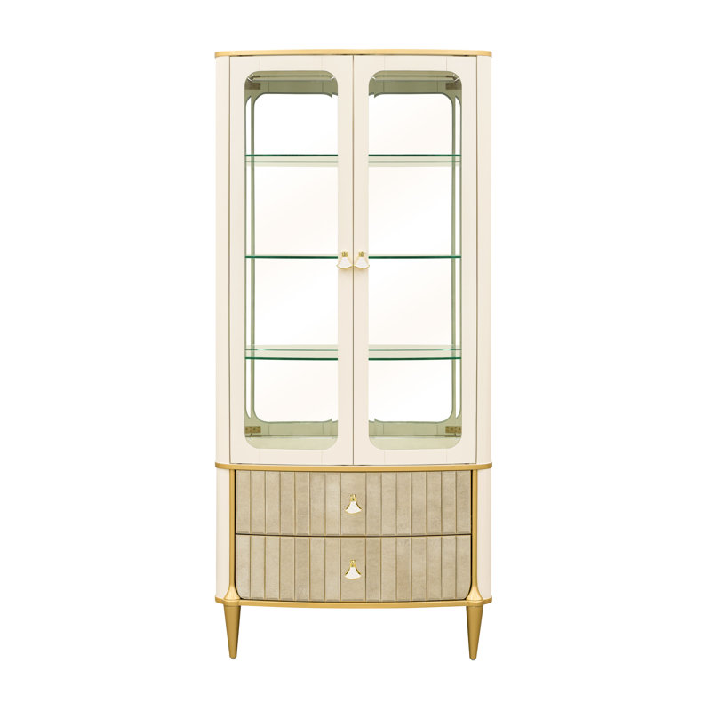 Scotts Square Display Cabinet - Light Champagne