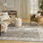 Nourison Astra Machine Washable Ivory Multicolor Vintage Indoor Rug-1496806145