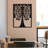 Stylish Decorative Metal Wall Accessory, Black, 20.1 x 25.6 inches | 100% Metal Construction, Thickness: 0.05 inches | Perfect for Home Décor, Living Room, and Office Spaces, Durable and Elegant Design