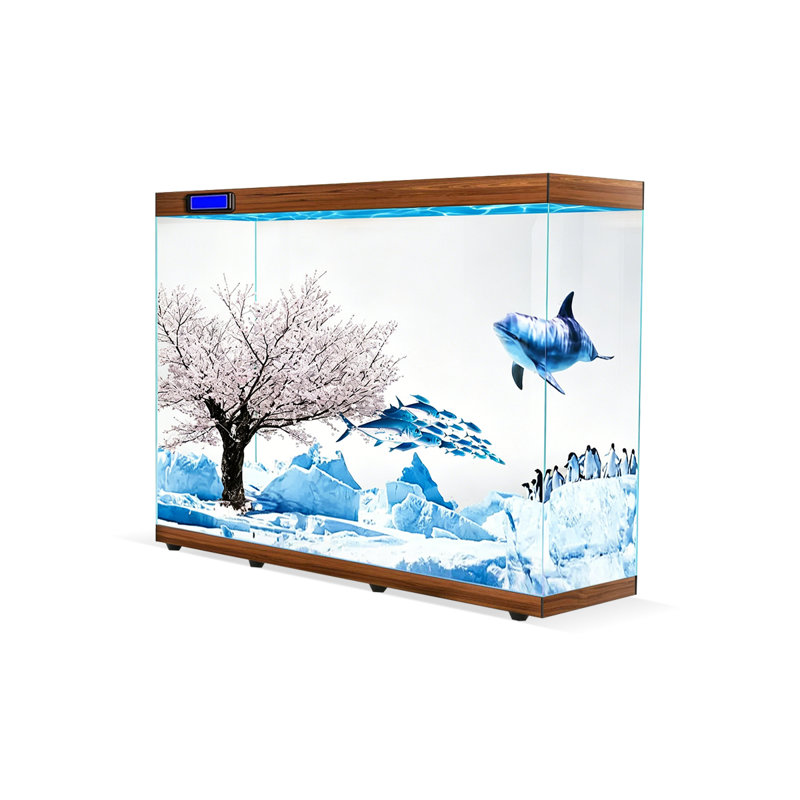 Aquarium 120-130 gallons, Brun noyer
