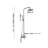 Milan Wall Mount Brushed Nickel Shower Set with Faucet
