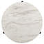 Table basse ronde en simili marbre Tandi