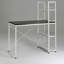 Bureau réversible en bois Smart Workstation blanc / brun