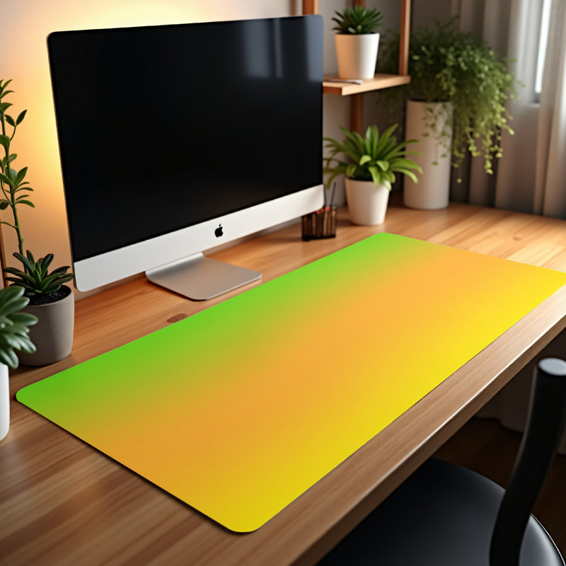 Polyester Desk Pad, 14.4x12.1