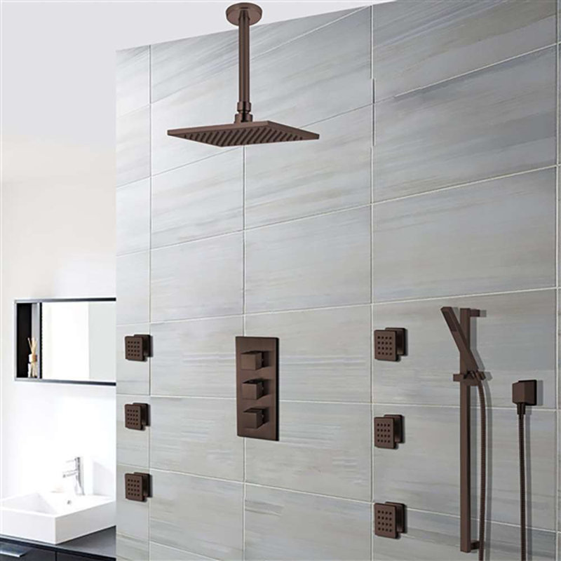 Soma Oil Rubbed Bronze Thermostatic Shower – Timeless Design, Ultimate Comfort