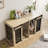 61" W Separable Large Dog Crate Furniture with Divider – Versatile Design for Multiple Dogs and Spaces-1778258438