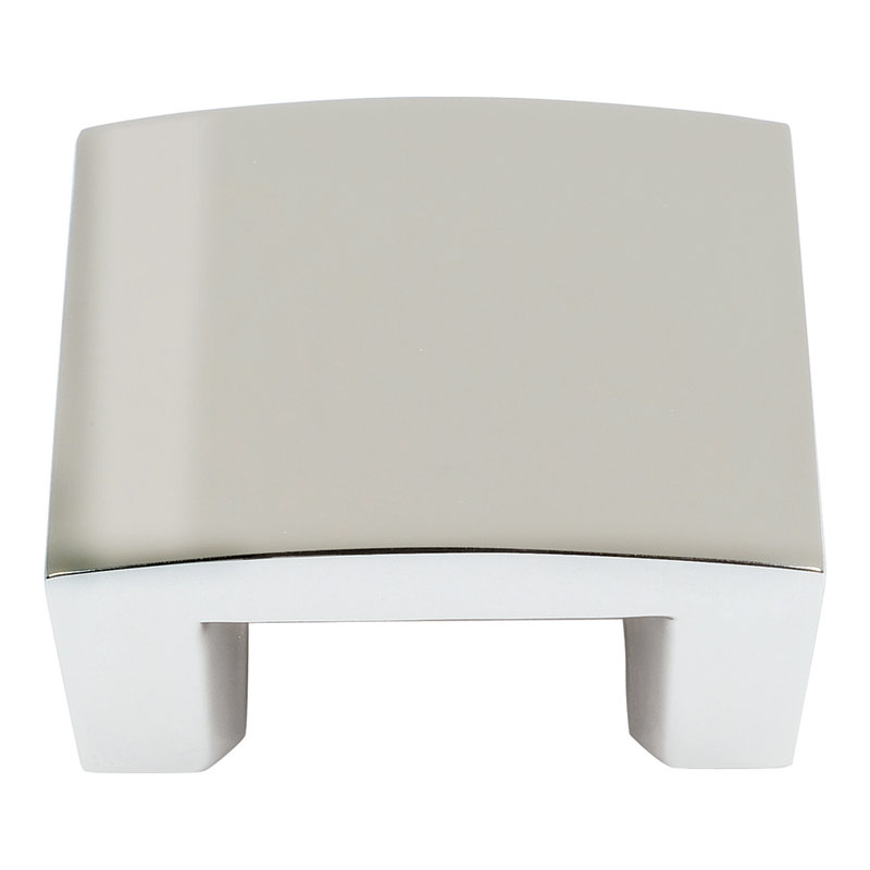 Centinel 1 3/4" Length Square Knob, Polished Nickel