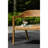 Chena Garden Bench With Round Back Wicker/Teak Natural