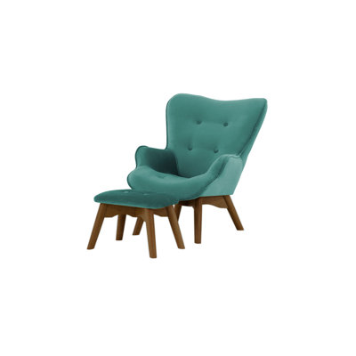 Batson Children's Armchair With Footstool