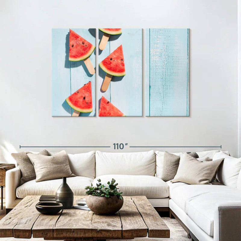 Yarlin Watermelon, 48" H x 74" W