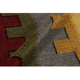 Vintage Swedish Rya Rug, Playful Scandinavian Geometric Patterns - Rug & Kilim