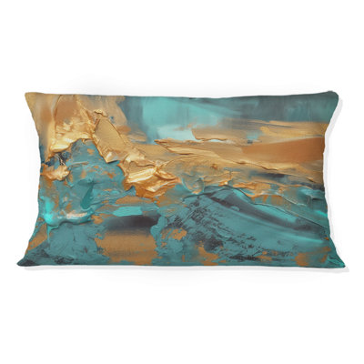Coussin Whirling Waves VI - Abstract Abstract