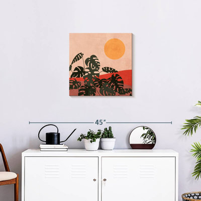 Harnek Monstera au coucher du soleil