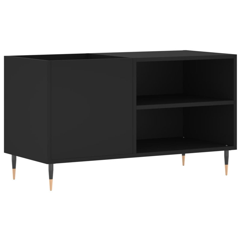 48cm H Media Shelves, Black