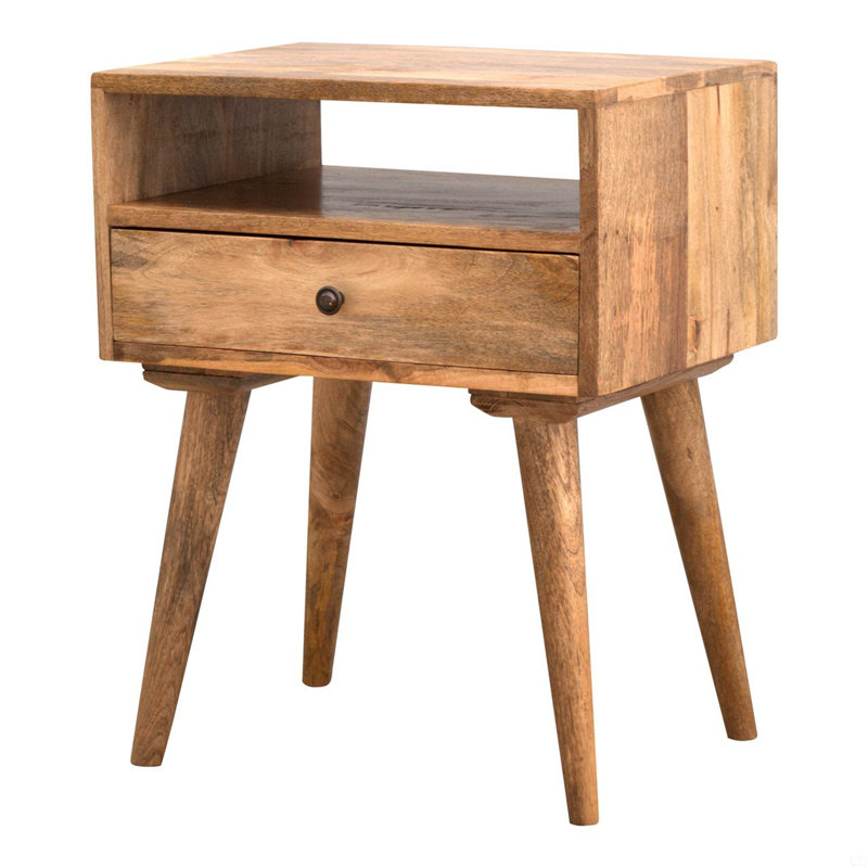 Table de chevet moderne avec fente ouverte