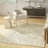 Ebern Designs Rhodes Ivory Gold Modern Indoor Rug-369107549