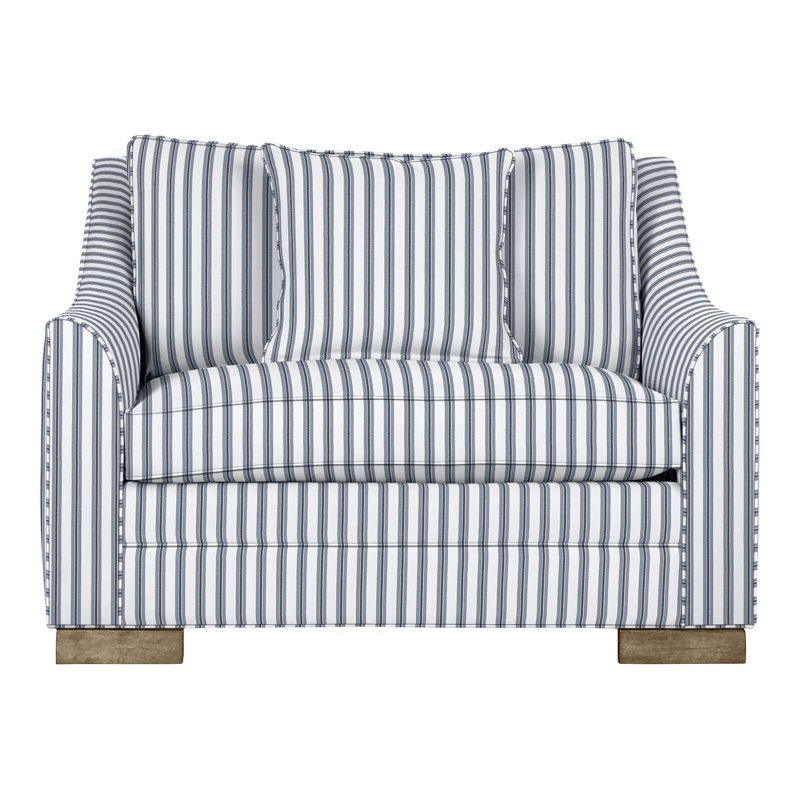 Nicholas Chair And A Half, Hampton, Perigold Excel Denim