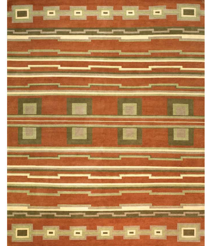 Mesa Wool Southwestern Area Rug, Rectangle 9' x 12'
