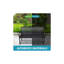 Banc de patio durable à lattes en acier WPC et l 49,2 po x P 23,2 po Durable Wonder