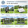 6FTx6FT Screen Room with Mosquito Netting, Hub Tent Instant Screened Canopy with Carrying Bag and Ground Stakes