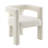 Aruna Solid Boucle Dining Arm Chair-422154689