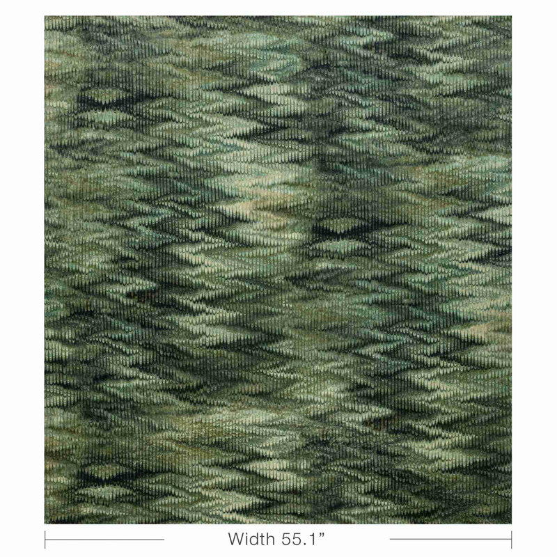 Trad Nouveau Boscage Cotton Blend Fabric, Emerald